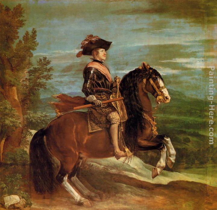 Diego Rodriguez de Silva Velazquez Philip IV on Horseback